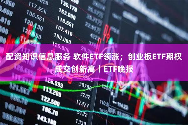 配资知识信息服务 软件ETF领涨；创业板ETF期权成交创新高丨ETF晚报